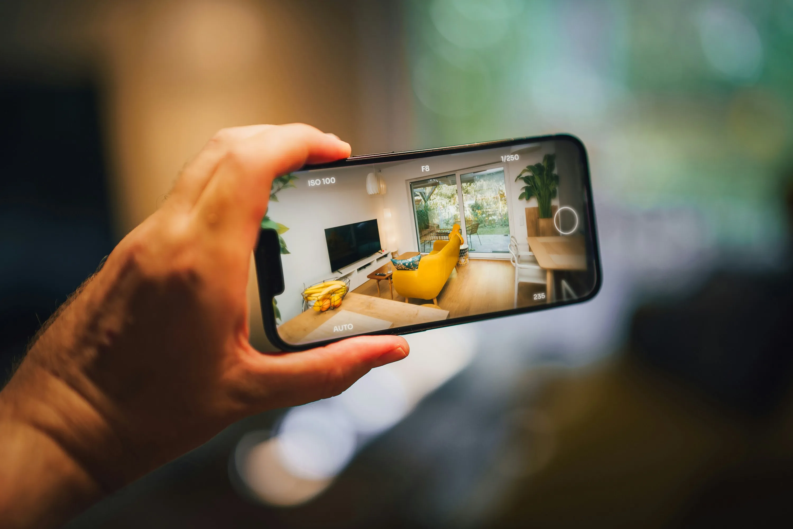 Live security camera view on cell phone
